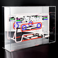 'Cassette' Large Glass Neon Sign
