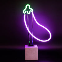 Neon 'Eggplant' Sign