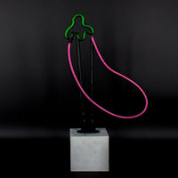 Neon 'Eggplant' Sign