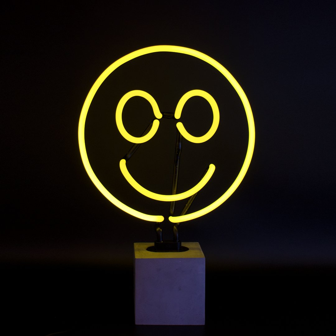 Neon 'Smiley' Sign