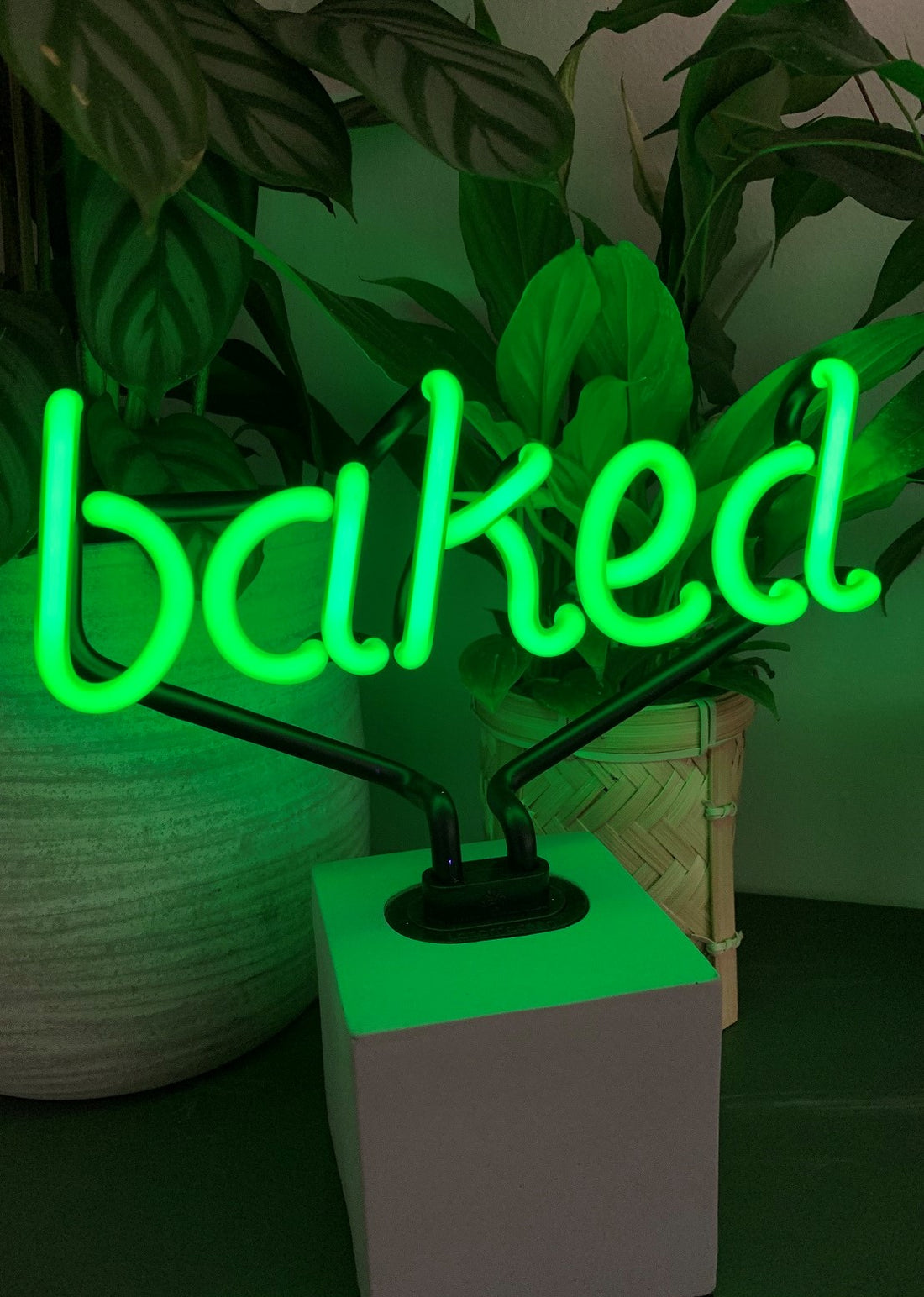 Neon 'Baked' Sign