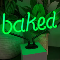 Neon 'Baked' Sign