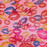 'Kiss Me Quick' Wall Artwork - LED Neon