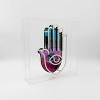 'All Seeing Eye' Large Acrylic Box Neon Light with Graphic