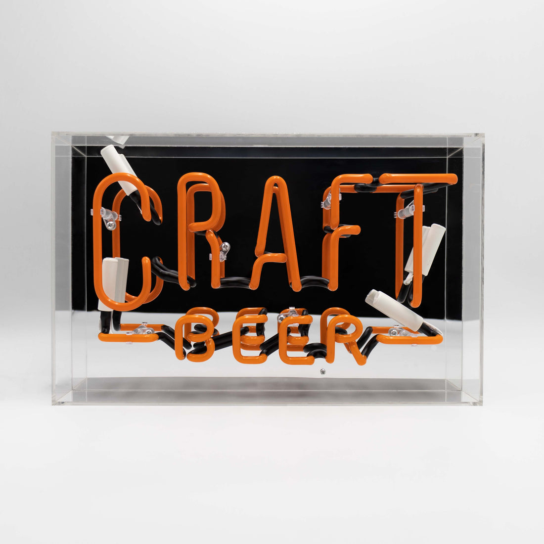 'Craft Beer' Large Glass Neon Sign