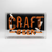 'Craft Beer' Large Glass Neon Sign