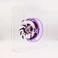 'Moon' Large Glass Neon Sign