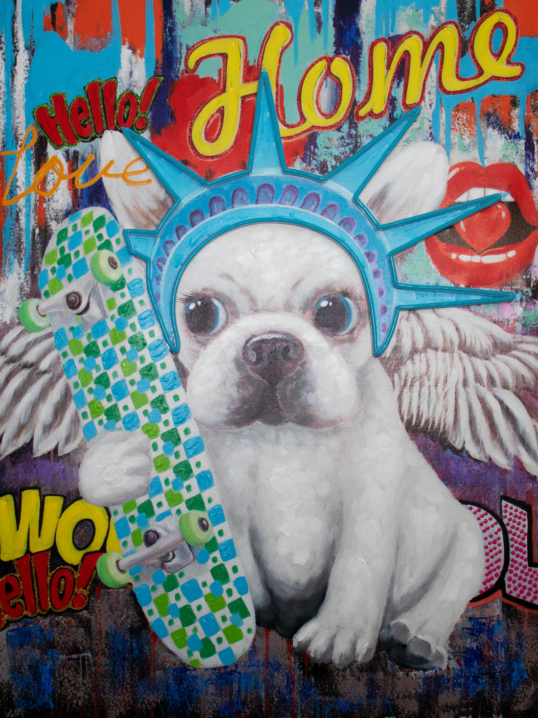 'Liberty Dog' Wall Artwork - LED Neon