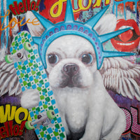 'Liberty Dog' Wall Artwork - LED Neon