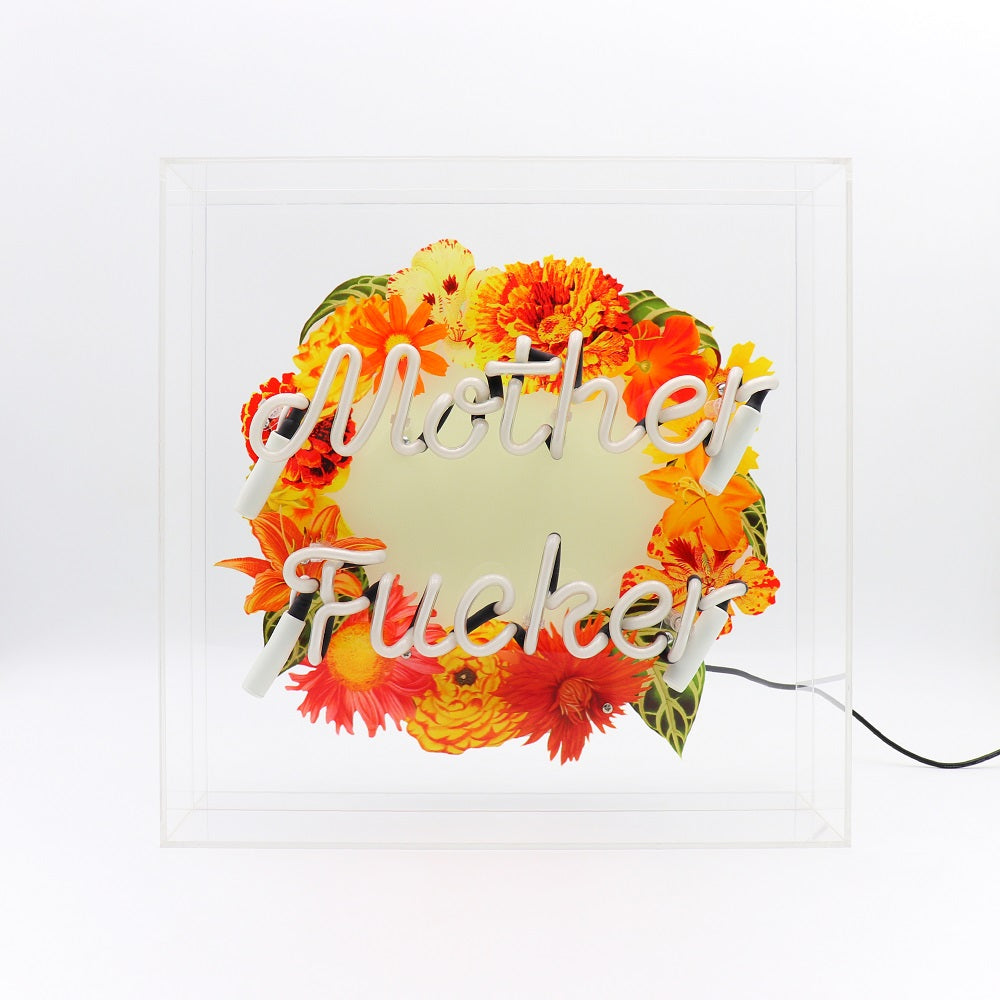 'Mother F*cker' Large Glass Neon Sign