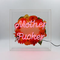 'Mother F*cker' Large Glass Neon Sign