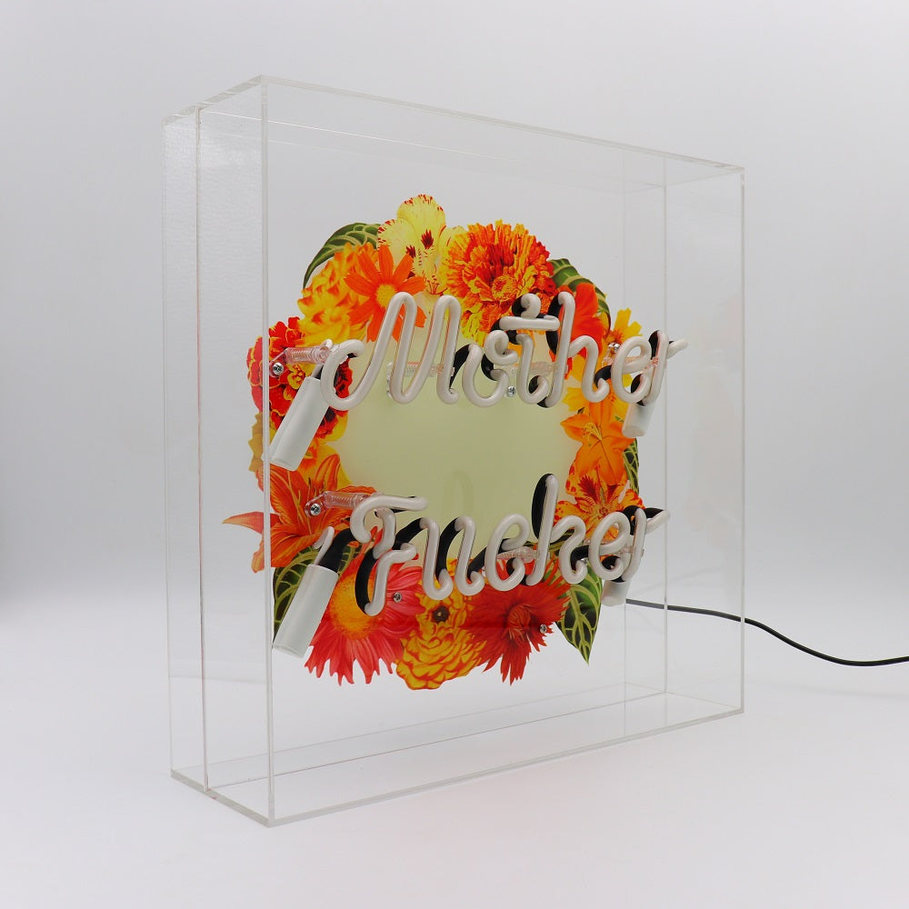 'Mother F*cker' Large Glass Neon Sign