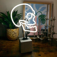Neon 'Skull' Sign