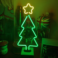 Neon 'Christmas Tree' Sign