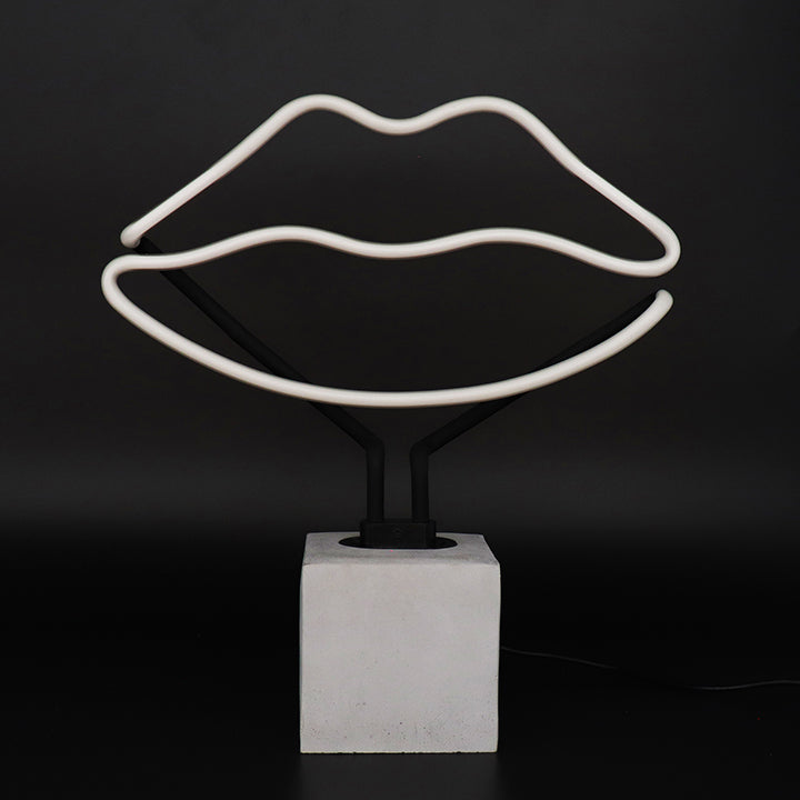 Neon 'Lips' Sign