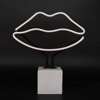 Neon 'Lips' Sign