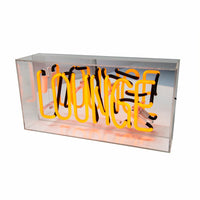 'Lounge' Acrylic Box Neon Light