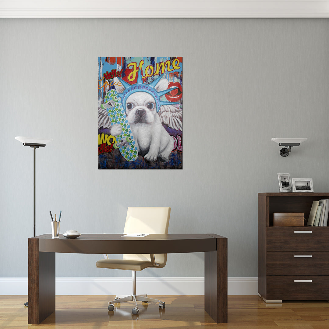 'Liberty Dog' Wall Artwork - LED Neon