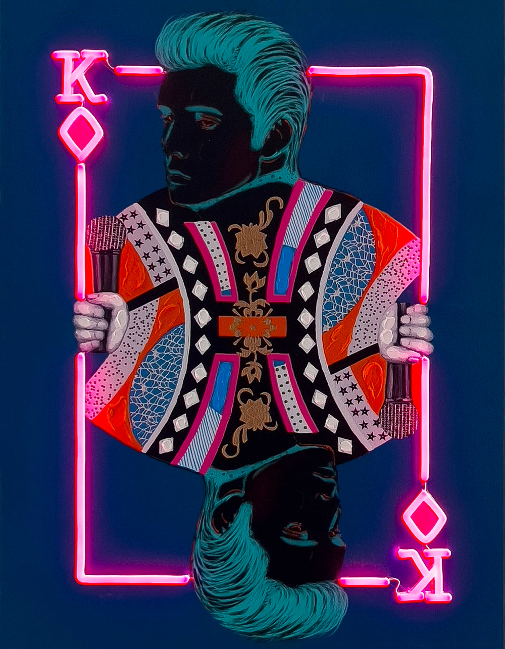 Elvis' Wall Artwork - LED Neon