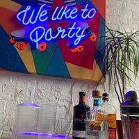 'We Like to Party' Wall Artwork - LED Neon