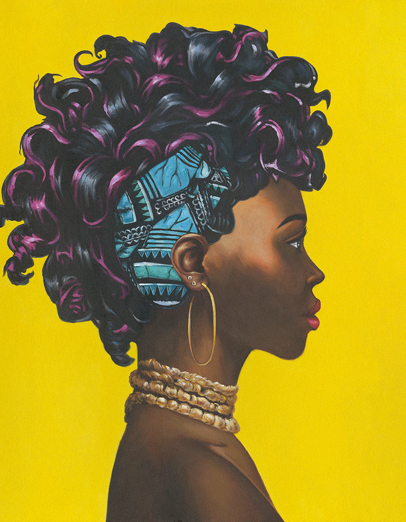 Wall Painting - Woman Profile