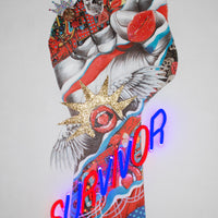 'Survivor' Wall Artwork - LED Neon - Locomocean