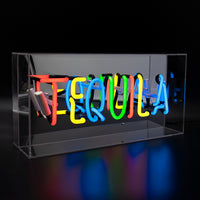 'Tequila' Glass Neon Sign