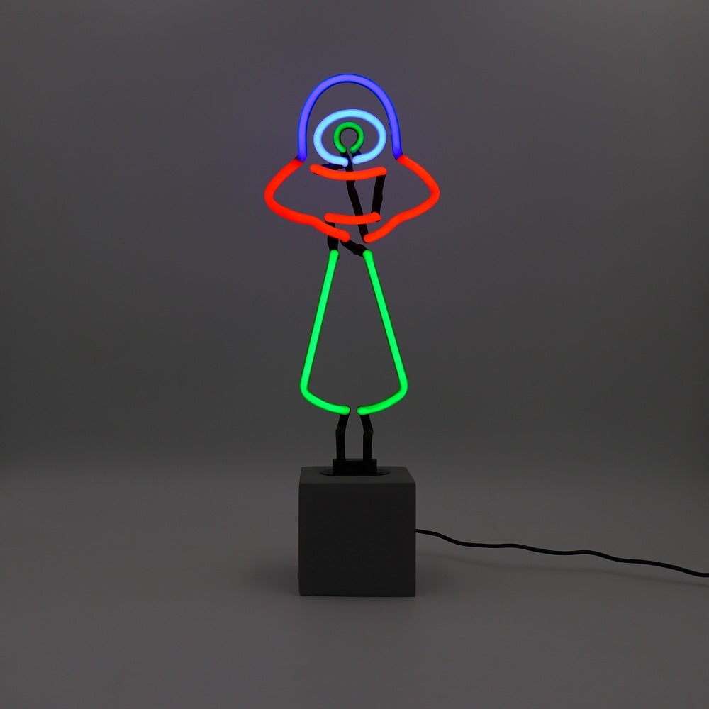Neon 'UFO' Sign