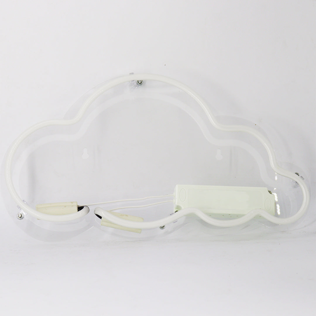 Neon Light 'Cloud' Wall Sign