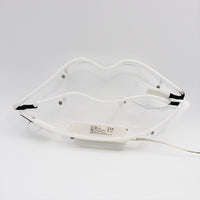 Neon Light 'Lips' Wall Sign