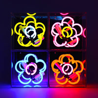 'Daisy' Mini Glass Neon Sign