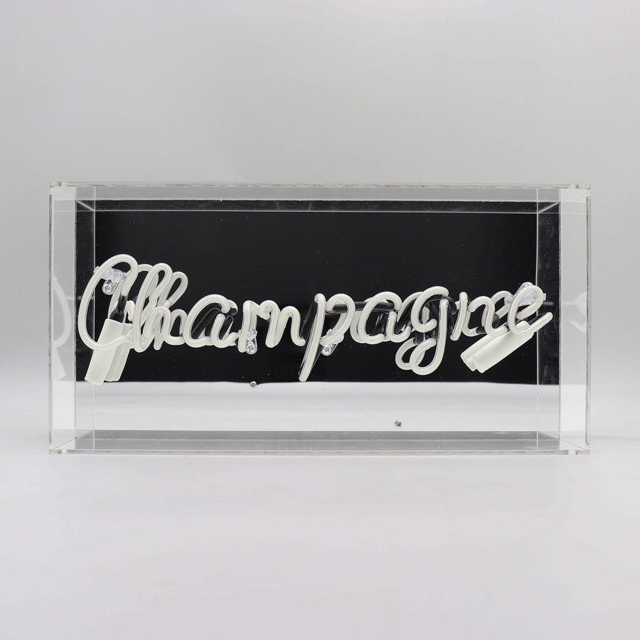'Champagne' Glass Neon Sign