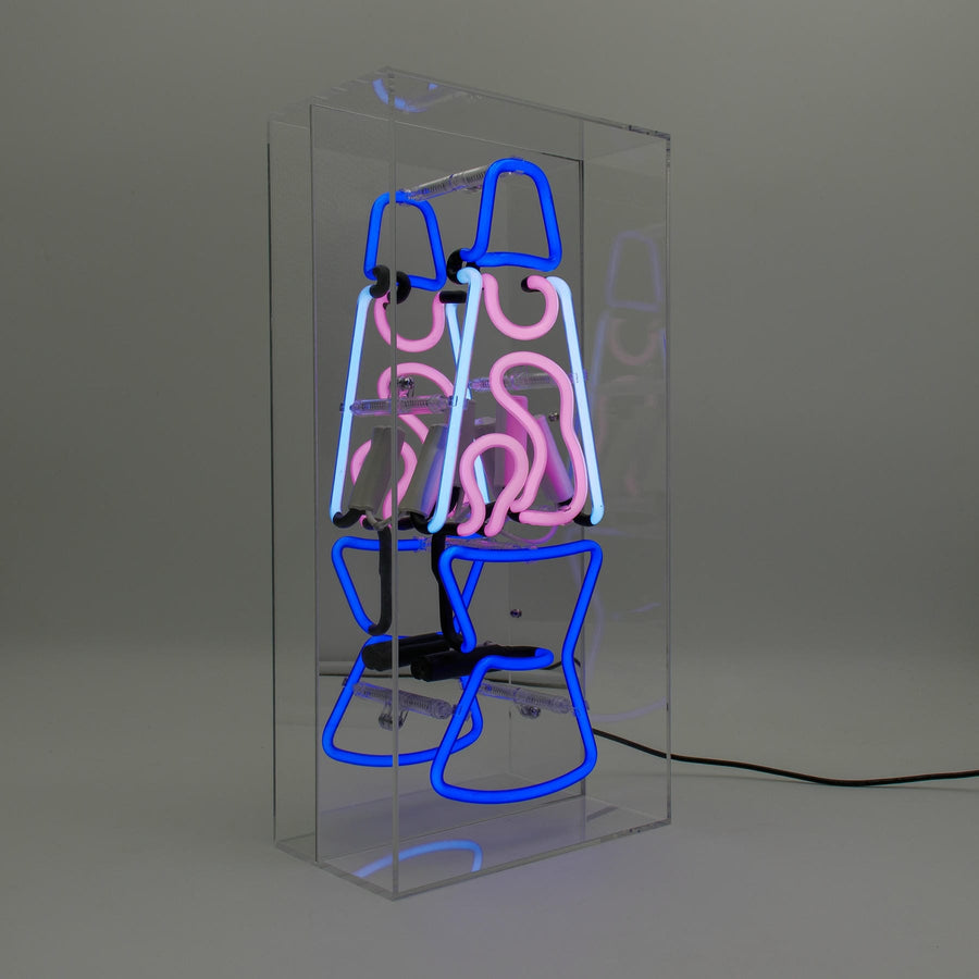 'Lava Lamp' Glass neon Sign
