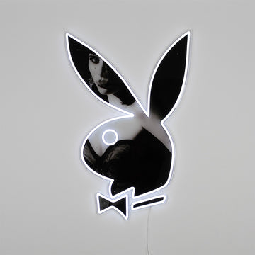 Playboy X Locomocean - B&W Playboy Bunny LED Wall Mountable Neon (Pre-Order)