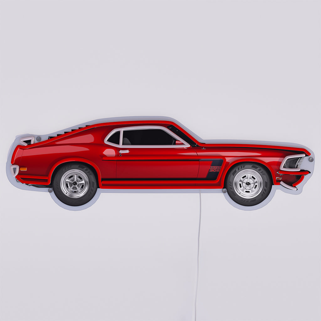 American Muscle Car Neon LED Sign - Wall Mounted