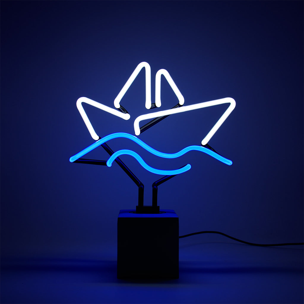 Neon 'Boat' Sign