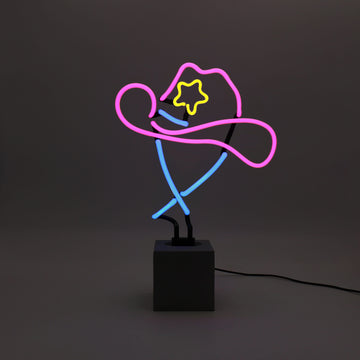 Neon 'Cowboy Hat' Sign