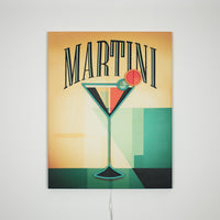 'Martini' - Wall Painting (LED Neon)