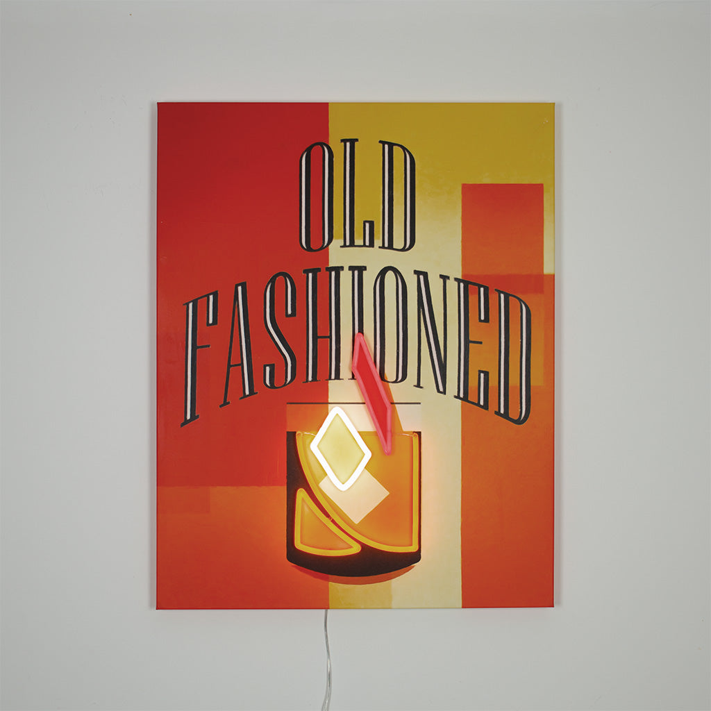 'Old Fashioned' - Wall Painting (LED Neon)