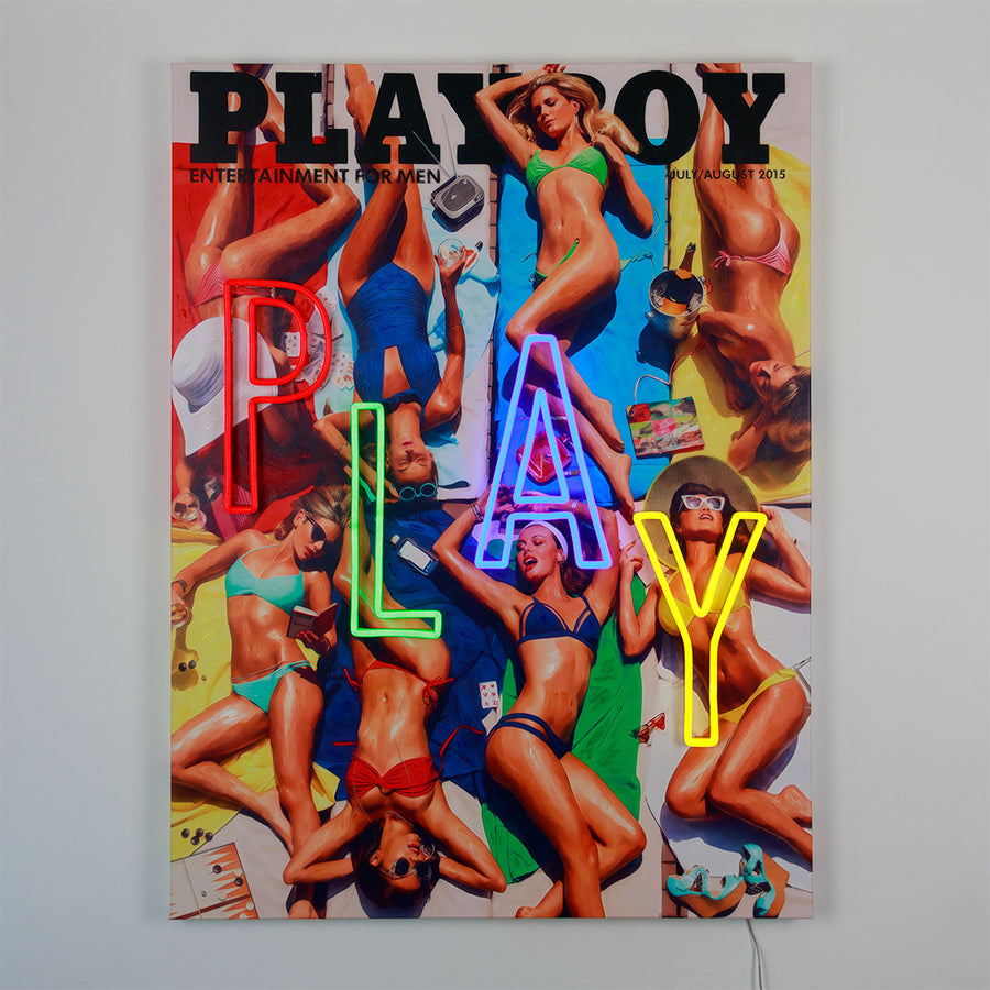 Playboy X Locomocean - Beach Scene Cover (LED Neon) (Pre-Order)