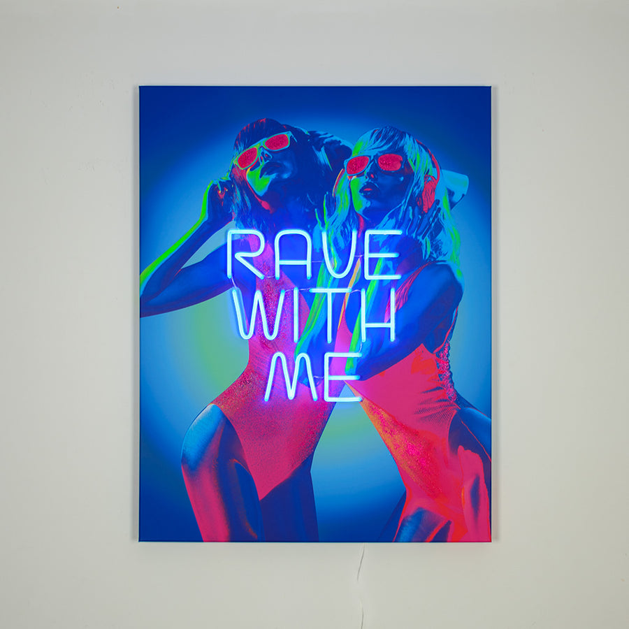 Wall Painting (LED Neon) - Rave With Me – Locomocean USA