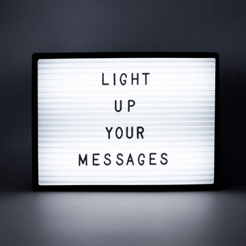 Light up Letter board