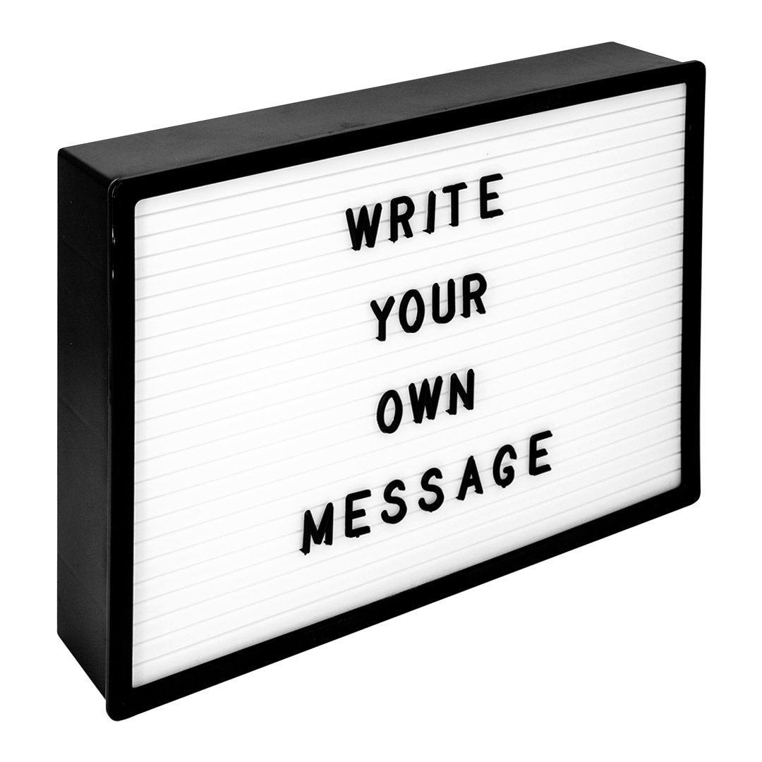 Light up Letter board