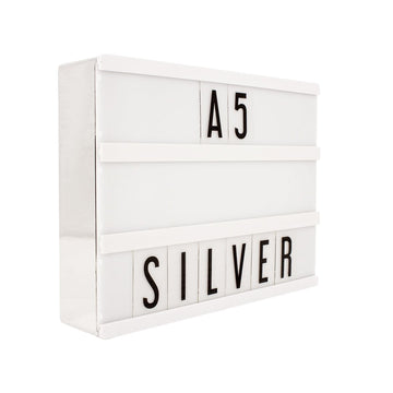 A5 Silver Lightbox