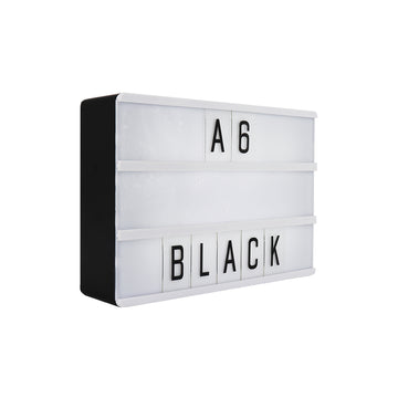 A6 Mini Magnetic Lightbox - Black