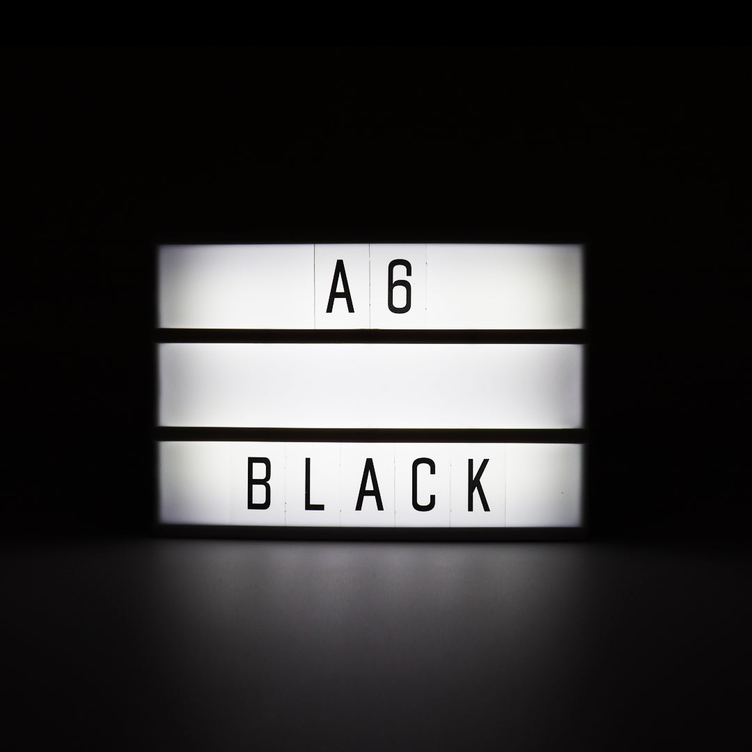A6 Mini Magnetic Lightbox - Black
