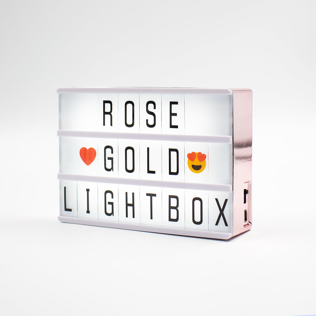A6 Mini Magnetic Lightbox - Rose Gold