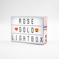 A6 Mini Magnetic Lightbox - Rose Gold