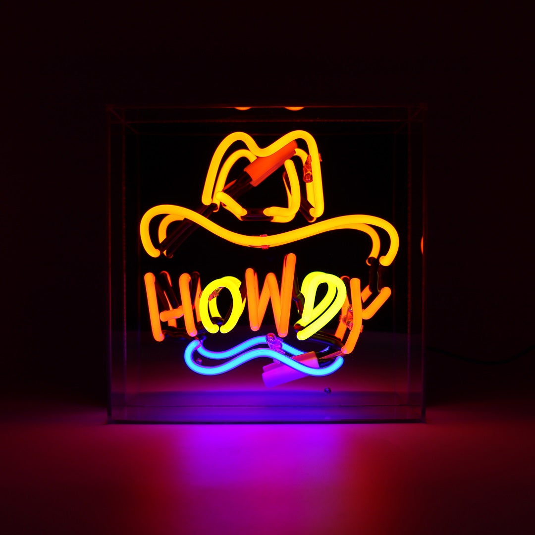 'Howdy' Glass Neon Sign – Locomocean USA