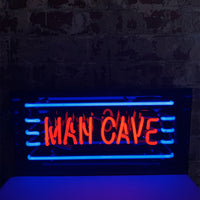 'Man Cave' Acrylic Box Neon Light